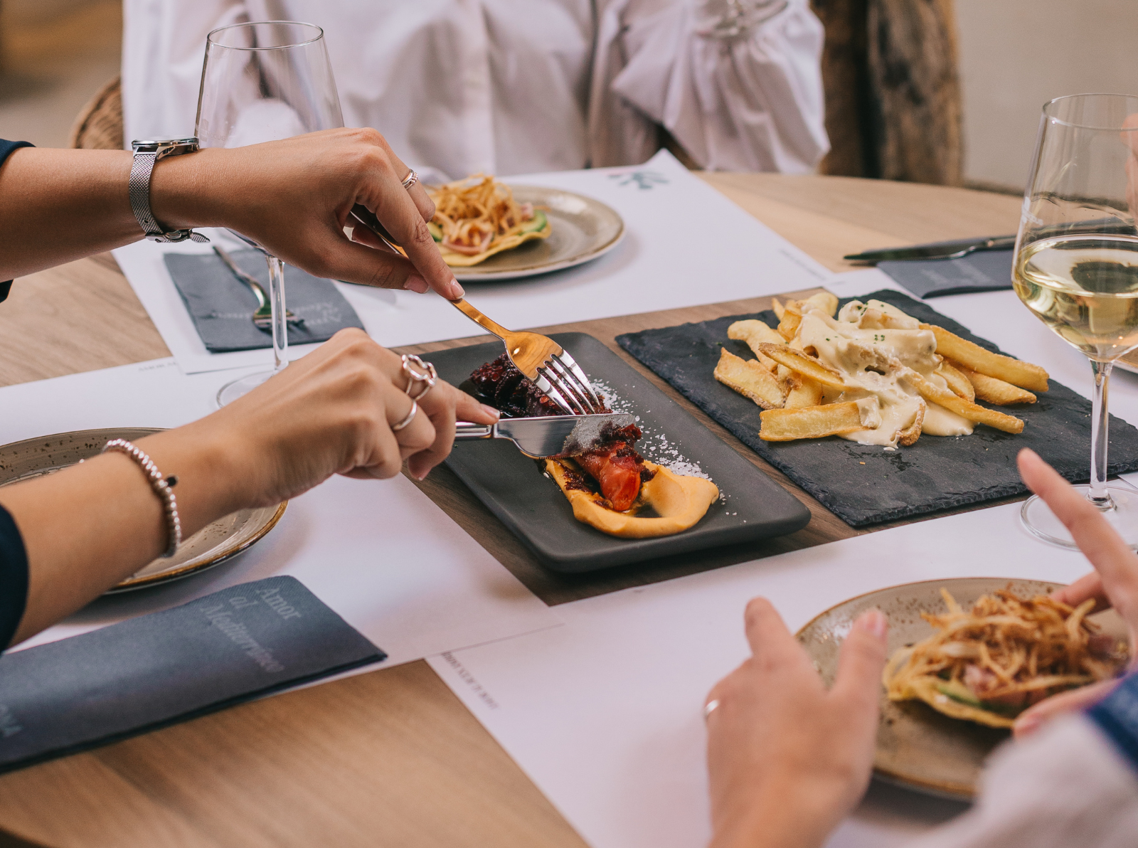 Les menus de groupe arrivent à Saona